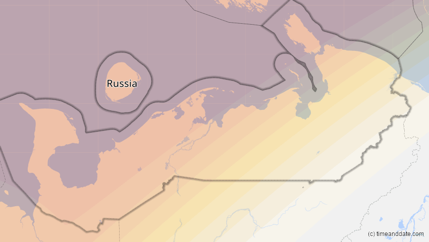 A map of Nenets, Russia, showing the path of the Aug 12, 2026 Total Solar Eclipse