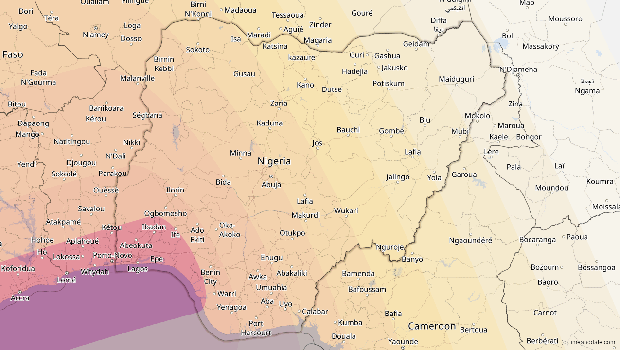 Solar Eclipses in Nigeria