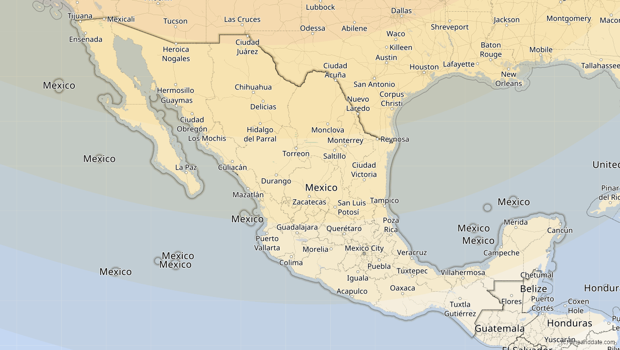 Jan 14 2029 partial solar eclipse in mexico