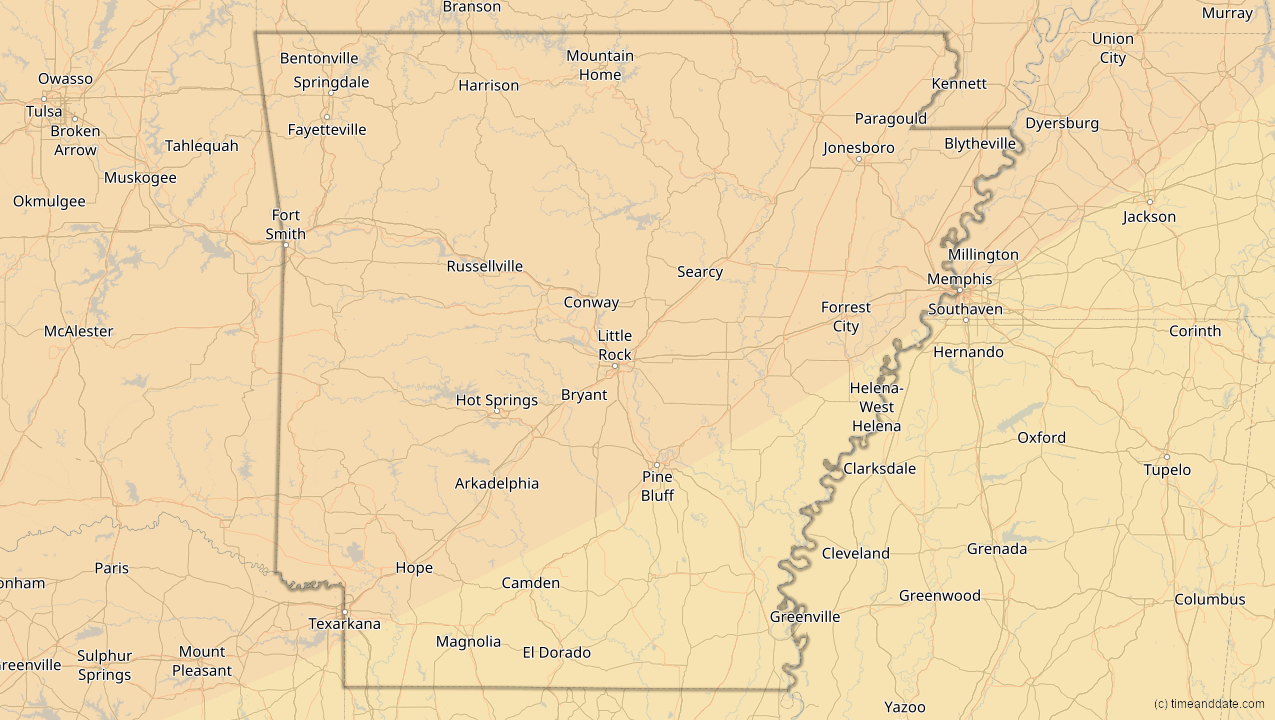 Jan 14 2029 partial solar eclipse in arkansas united states