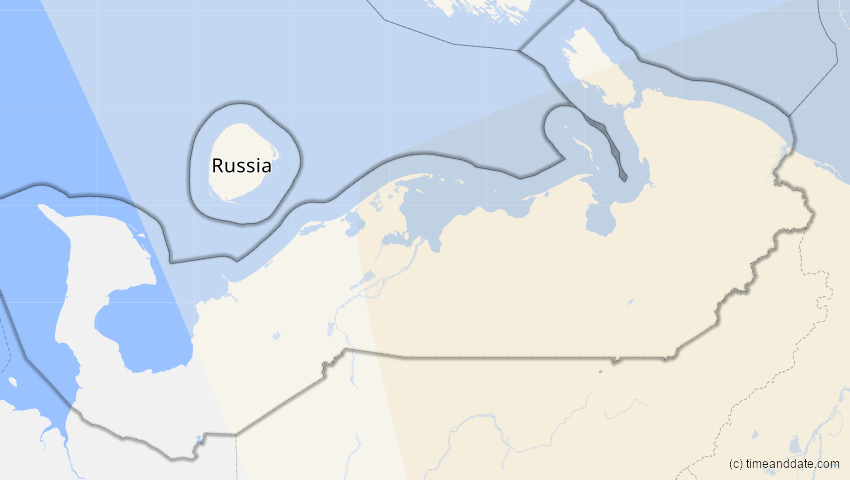 A map of Nenzen, Russland, showing the path of the 2. Sep 2035 Totale Sonnenfinsternis