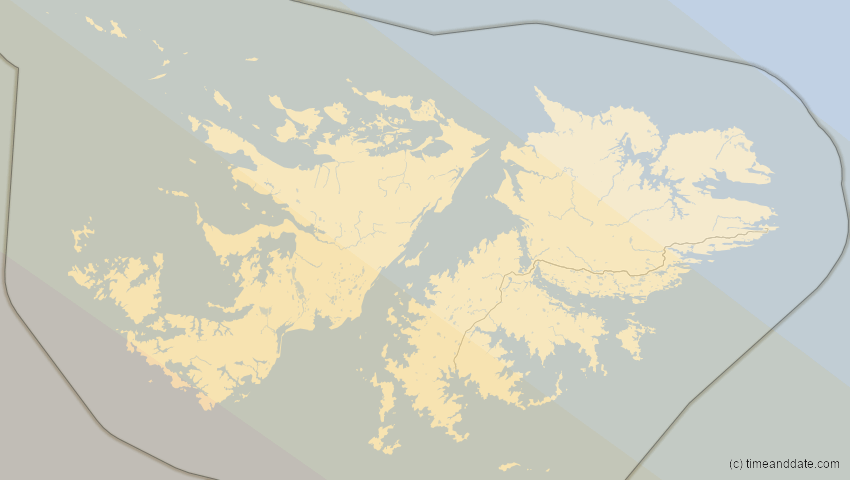 A map of Falklandinseln, showing the path of the 16. Dez 2047 Partielle Sonnenfinsternis