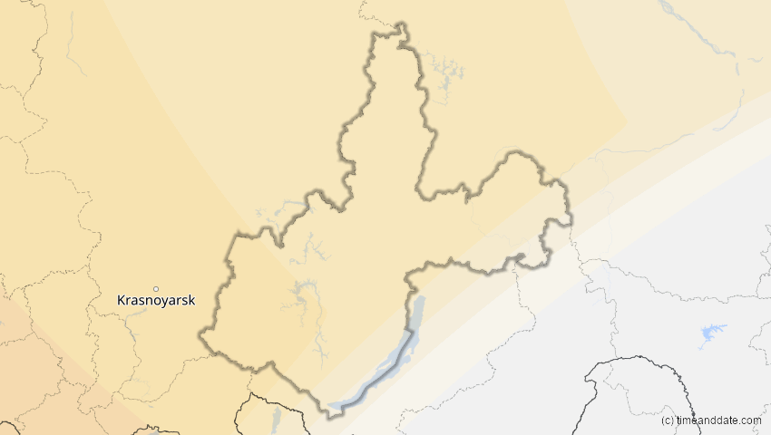 A map of Irkutsk, Russland, showing the path of the 11. Jun 2048 Ringförmige Sonnenfinsternis