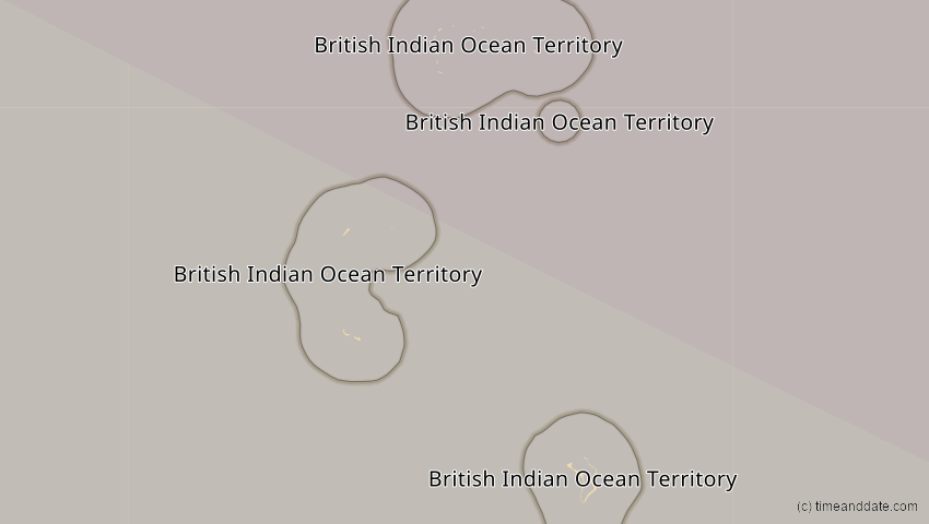 A map of Britisches Territorium im Indischen Ozean, showing the path of the 25. Nov 2049 Totale Sonnenfinsternis