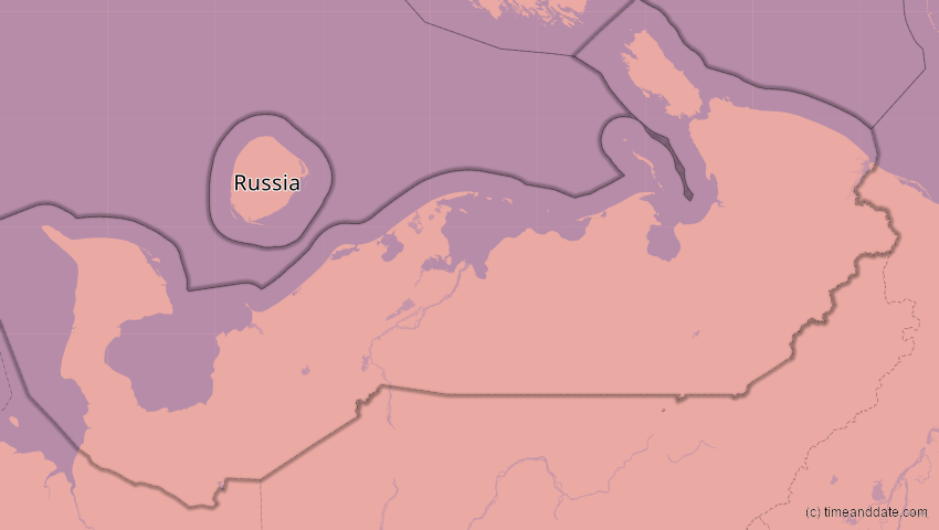 A map of Nenzen, Russland, showing the path of the 11. Apr 2051 Partielle Sonnenfinsternis