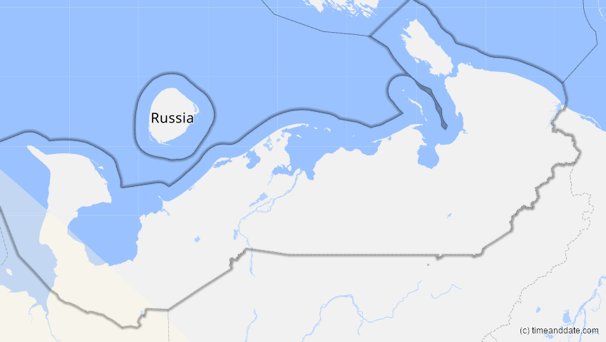 A map of Nenzen, Russland, showing the path of the 12. Sep 2053 Totale Sonnenfinsternis