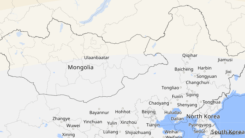 A map of Innere Mongolei, China, showing the path of the 2. Sep 2054 Partielle Sonnenfinsternis