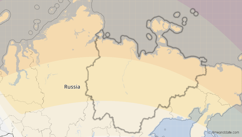 A map of Sacha (Jakutien), Russland, showing the path of the 2. Sep 2054 Partielle Sonnenfinsternis
