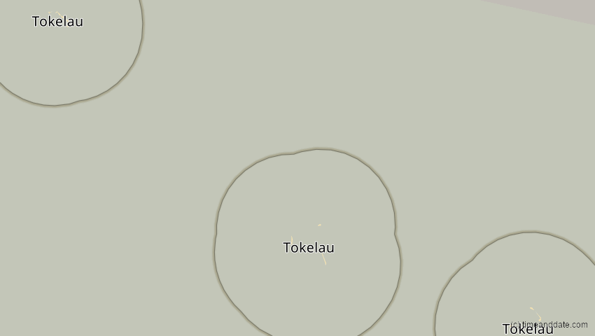 A map of Tokelau, showing the path of the 17. Jan 2056 Ringförmige Sonnenfinsternis