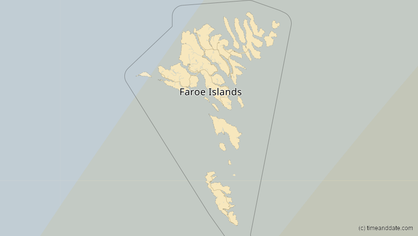 A map of Färöer, Dänemark, showing the path of the 5. Nov 2059 Ringförmige Sonnenfinsternis