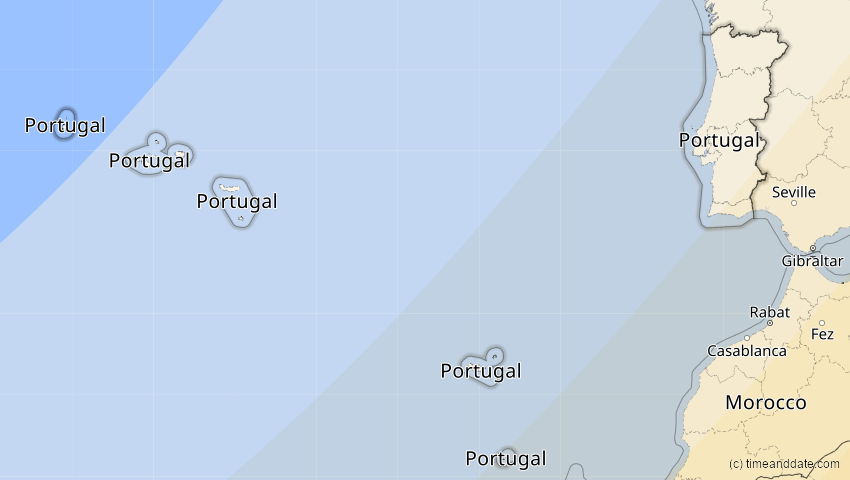 A map of Portugal, showing the path of the 30. Apr 2060 Totale Sonnenfinsternis