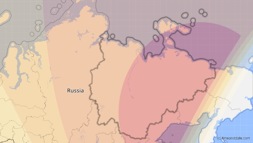 A map of Sacha (Jakutien), Russland, showing the path of the 3. Sep 2062 Partielle Sonnenfinsternis