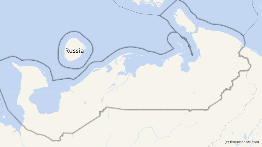 A map of Nenzen, Russland, showing the path of the 3. Jul 2065 Partielle Sonnenfinsternis