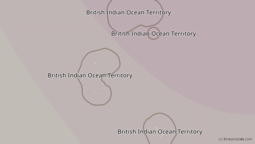 A map of Britisches Territorium im Indischen Ozean, showing the path of the 24. Jul 2074 Ringförmige Sonnenfinsternis