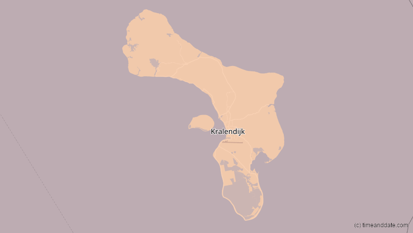 A map of Bonaire, Niederlande, showing the path of the 15. Nov 2077 Ringförmige Sonnenfinsternis