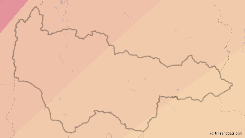 A map of Jugra, Russland, showing the path of the 3. Jul 2084 Ringförmige Sonnenfinsternis