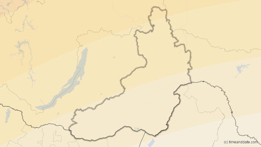 A map of Transbaikalien, Russland, showing the path of the 3. Jul 2084 Ringförmige Sonnenfinsternis