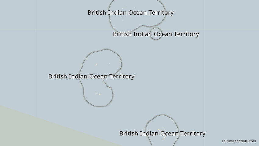 A map of Britisches Territorium im Indischen Ozean, showing the path of the 27. Jan 2093 Totale Sonnenfinsternis