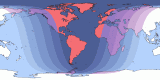 Map of Oct 28, 2004 eclipse viewability