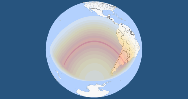 Eclipse Path of Total Solar Eclipse on July 2, 2019