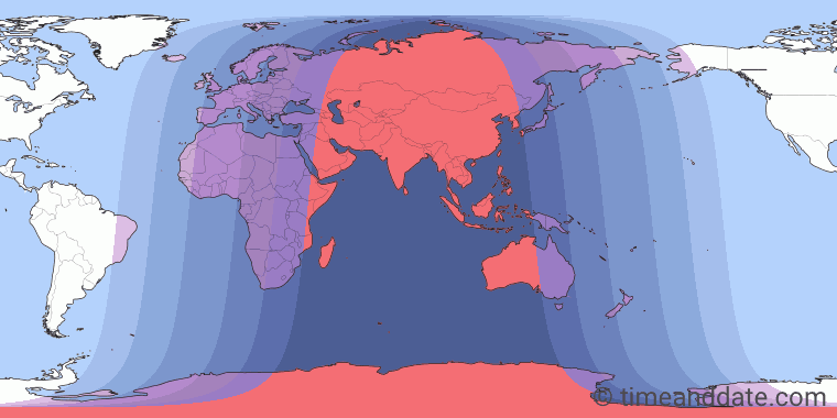 Total Lunar Eclipse on September 7/8, 2025 – Where and When to See