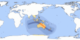 Kart av  20280722 Total solformørkelse