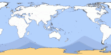Kart av  20291205 Delvis solformørkelse