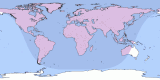 Kart av  20301209 Penumbraformørkelse