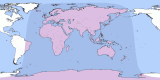 Kart av  20340403 Penumbraformørkelse