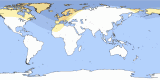Map of the 20360821 Partial Solar Eclipse
