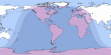 Kart av  20370727 Delvis måneformørkelse