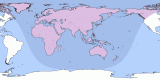 Kart av  20381211 Penumbraformørkelse