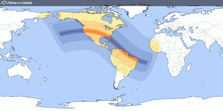 Total Solar Eclipse On August 12 2045