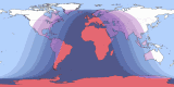 Map of Jul 29, 2102 eclipse viewability