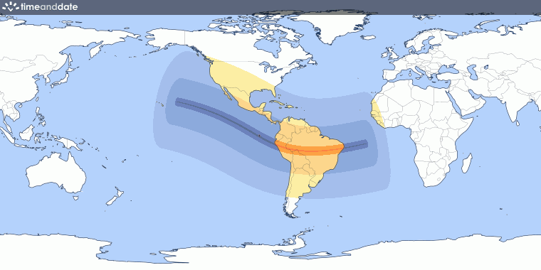 Total Solar Eclipse on October 26, 2125