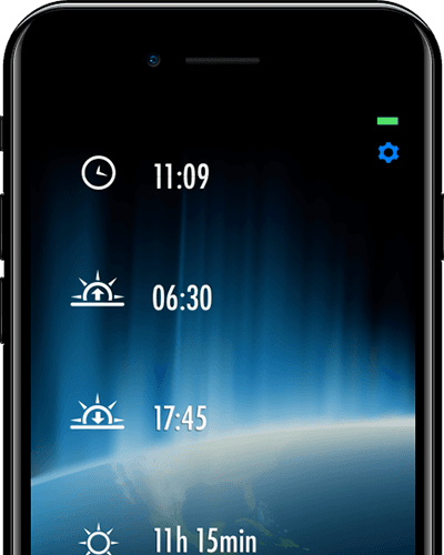 Screenshot of Day and Night app