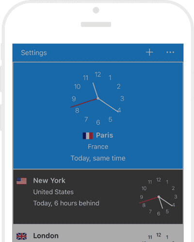 international clock app