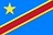Flagg for DR Kongo