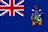 Flagge von Südgeorgien und die Südl. Sandwichinseln