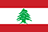 Flagg for Libanon