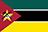Flagg for Mosambik