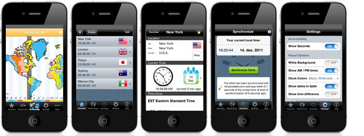 The World Clock–Time Zones App - for iPhone & iPad