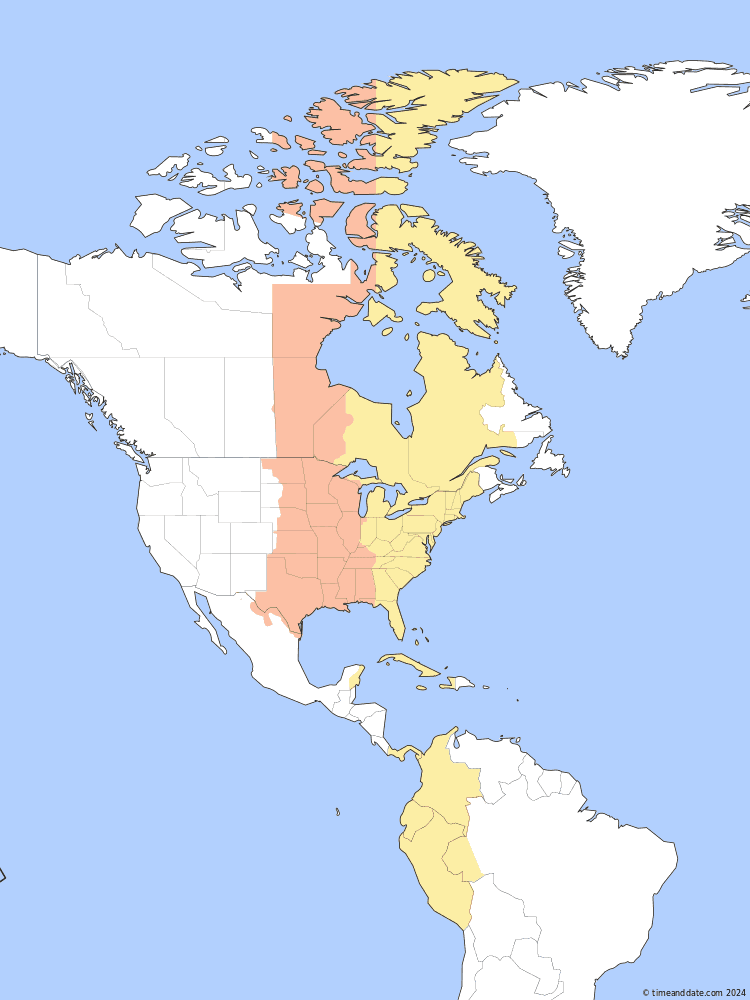 Central Daylight Time – CDT Time Zone