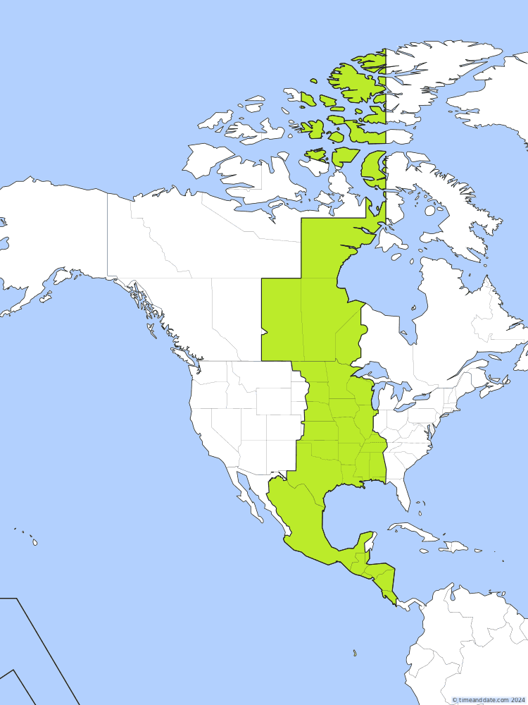 Central Standard Time – CST Time Zone