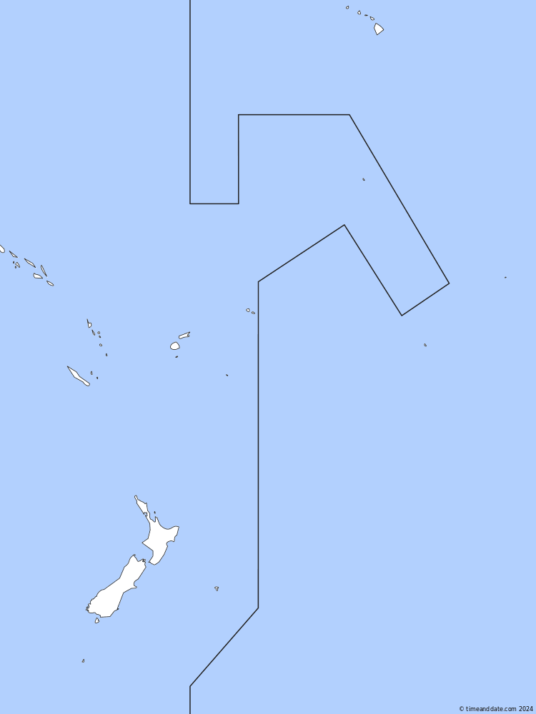 Time zone map of NUT