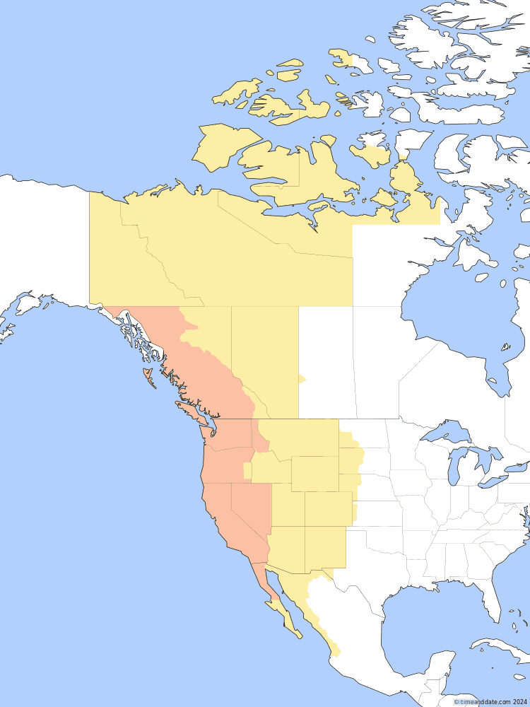 Pacific Daylight Time – PDT Time Zone