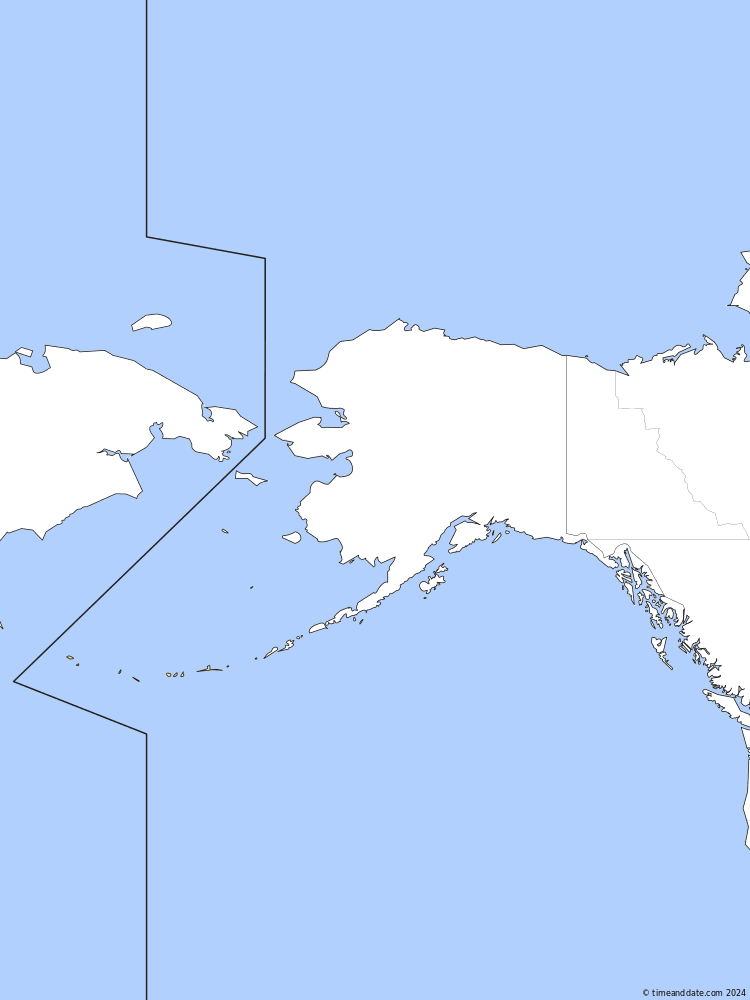 Time zone map of V